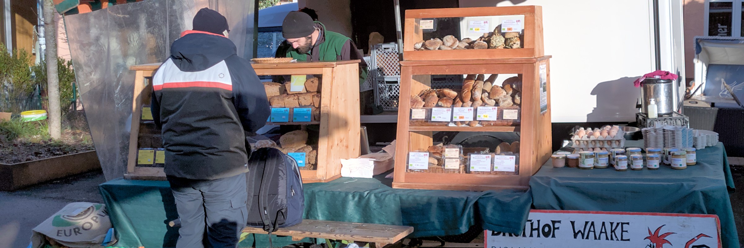 Unser Stand auf dem Göttinger Wochenmarkt