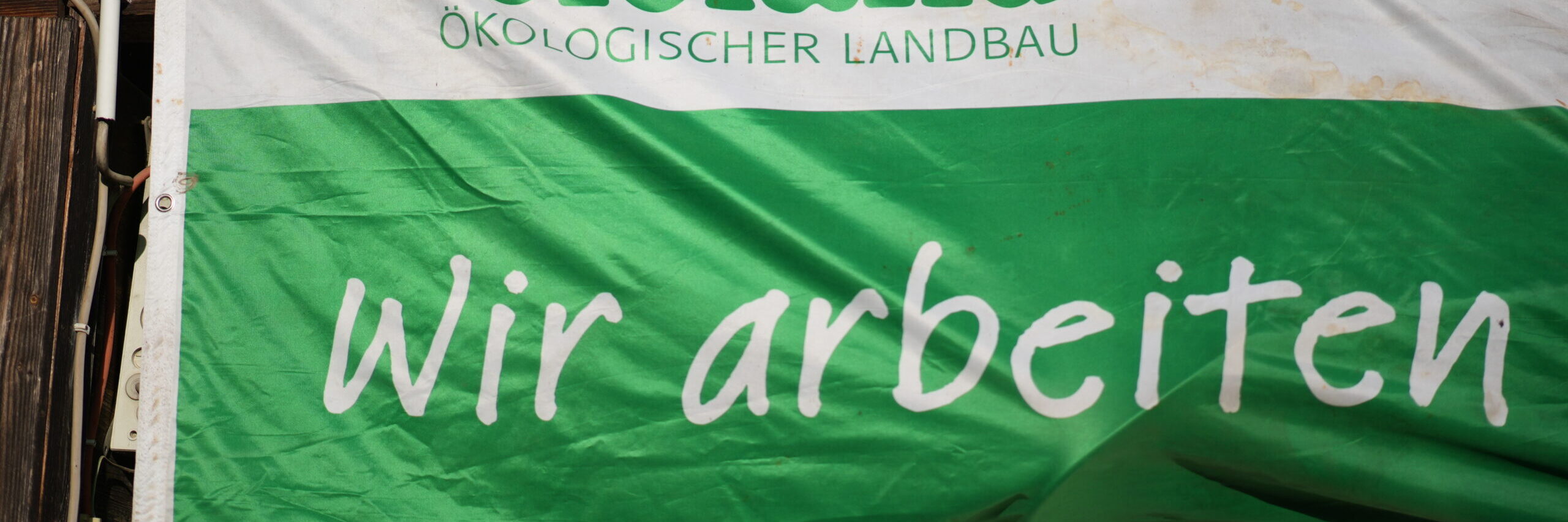 Ausschnitt aus einem Bioland Banner